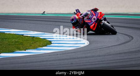 Phillip Island, Australia. 19th Oct, 2024. Phillip Island, 19 Oct 2024: Jorge Martin (ESP), in the sprint race during the 2024 Australian MotoGP. Alamy Live News/corleve Credit: corleve/Alamy Live News Stock Photo