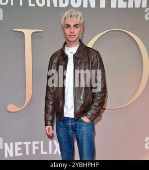 London, UK. 15th Oct, 2024. Stevie Ruffs at the 'Joy' 68th BFI London Film Festival headline gala, Royal Festival Hall, Belvedere Road, on Tuesday 15 October 2024 in London, England, UK. CAP/CAN © CAN/Capital Pictures Credit: Capital Pictures/Alamy Live News Stock Photo