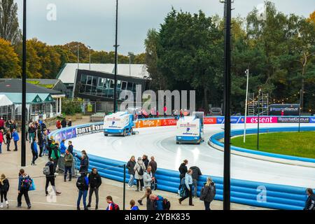 Amsterdam, Netherlands. 19th Oct, 2024. AMSTERDAM, NETHERLANDS - OCTOBER 19: during the Marathon Cup 1 - 52e Jaap Eden Trofee at Jaap Eden IJsbaan on October 19, 2024 in Amsterdam, Netherlands. (Photo by Douwe Bijlsma/Orange Pictures) Credit: Orange Pics BV/Alamy Live News Stock Photo