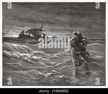 Jesus walking on water art hi-res stock photography and images - Alamy