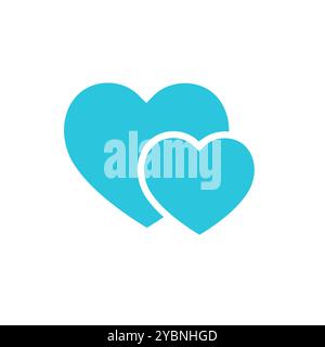 Pure love icon. Isolated on white background. From blue icon set. Stock Vector