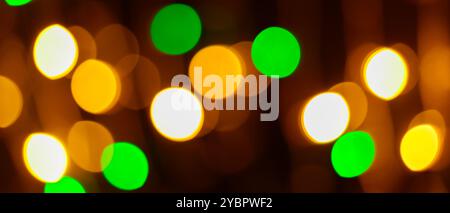 Blurred Bokeh Colorful Abstract Lights Defocused Background Stock Photo