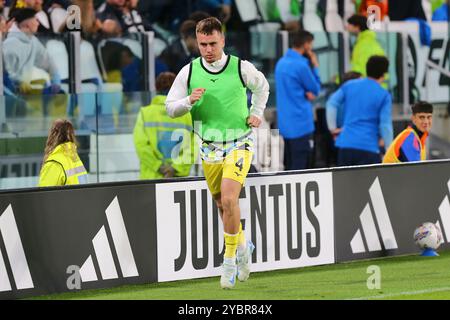 Patric of SS Lazio during the Serie A match between Juventus FC and SS Lazio  on October 19, 2024 at Allianz Stadium in Turin, Italy. Stock Photo