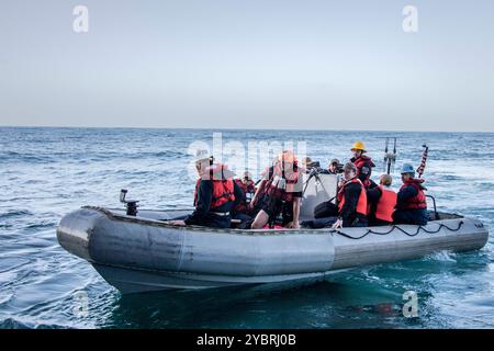 Teddy Rroos PACIFIC OCEAN (Oct. 2, 2024) The Nimitz-class aircraft carrier USS ...