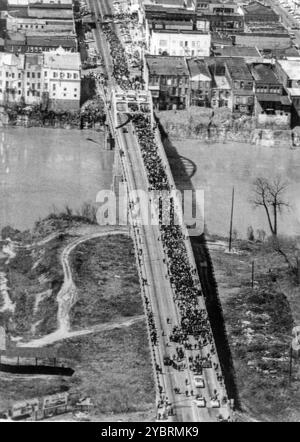 Edmund Pettus Bridge in Selma Alabama. The Bridge became the symbol as ...