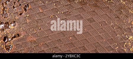 brown milk chocolate with interesting texture. background Stock Photo