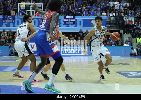 Treviso, Italy. 20th Oct, 2024. Trento's SALIOU NIANGin action during the match Nutribullet Treviso - Dolomiti Energia Trentino match of Regular Season Lega Basket Serie A 2024/2025 - Round 4 in Treviso(Italy), October 20, 2024 (Photo by S. Mazza/Ciamillo/LaPresse) Credit: LaPresse/Alamy Live News Stock Photo