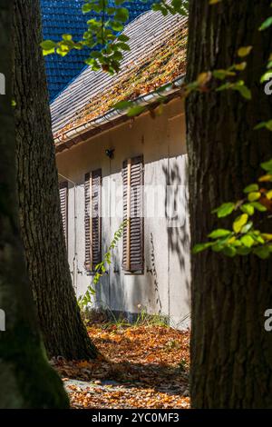 Lanke Germany 2024: The Waldhof on Bogensee is the former country residence of Nazi propaganda minister Joseph Goebbels. Stock Photo