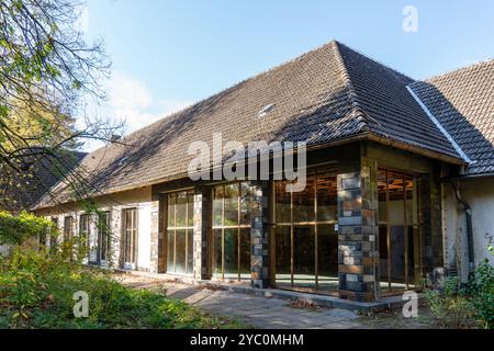 Lanke Germany 2024: The Waldhof on Bogensee is the former country residence of Nazi propaganda minister Joseph Goebbels. Stock Photo