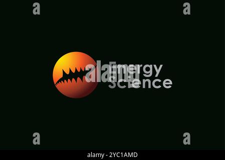 Global energy science logo design vector business brand creative ideas editable Stock Vector