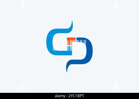 Letter gd logo design vector business brand creative ideas editable Stock Vector