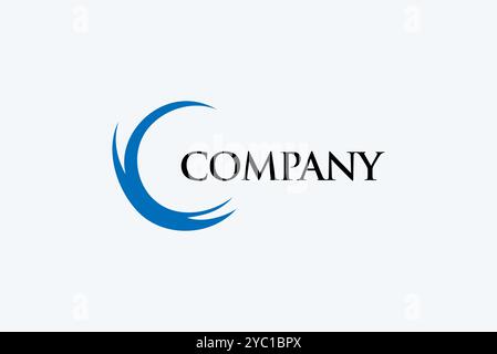 Solution abstract letter c logo design vector business brand creative ideas editable Stock Vector