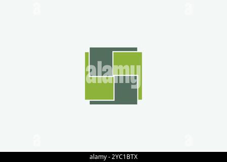 Commas square communication links logo design vector business brand creative ideas editable Stock Vector