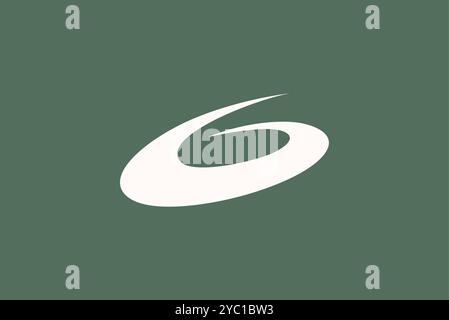 Abstract letter g circle logo design vector business brand creative ideas editable Stock Vector