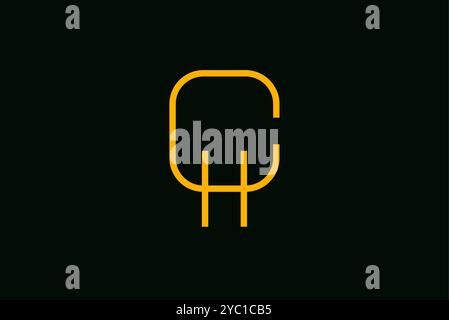 Letter HC logo design vector business brand creative ideas editable Stock Vector