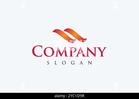 Innovative links communicator logo design vector business brand creative ideas editable Stock Vector