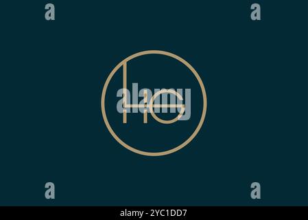 Letter HG logo design vector business brand creative ideas editable Stock Vector