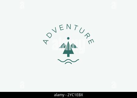 Travel and tour adventure logo design vector business brand creative ideas editable Stock Vector