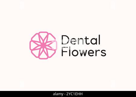 Dental logo design vector business brand creative ideas editable Stock Vector
