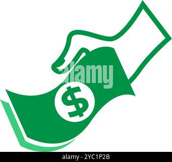 Money cash icon design template Stock Vector