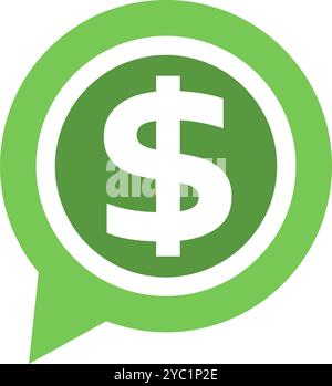 Money cash icon design template Stock Vector