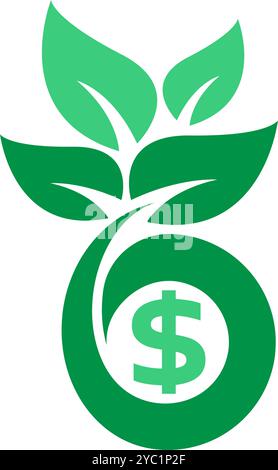 Money cash icon design template Stock Vector