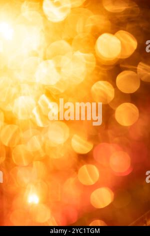 Bokeh yellow, gold texture background Stock Photo