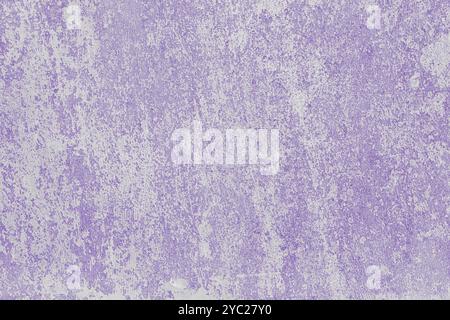 White and purple colored messy stucco, plaster texture background close up. Decorative weathered painted wall, aged  stained concrete surface. Wallpap Stock Photo