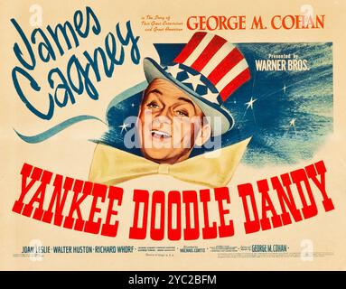 Yankee Doodle Dandy (Warner Brothers, 1942). Title Lobby Card feat James Cagney - Story by George M. Cohan Stock Photo