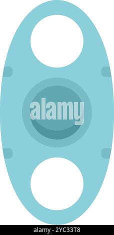 This cigar cutter is preparing a cigar for smoking Stock Vector
