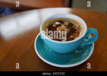 Jujube tea is a traditional Korean tea made by boiling jujubes Stock Photo