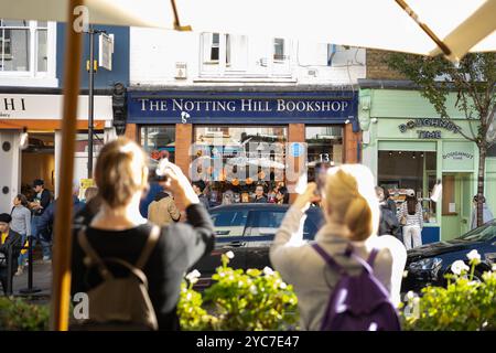 Notting Hill Bookshop, 13 Blenheim Crescent, Notting Hill, London - bookshop that was inspiration for and interior copied for the film Notting Hill Stock Photo