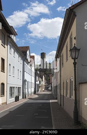 View of the castle ruin Eppstein in Hesse, Germany, Europe Stock Photo