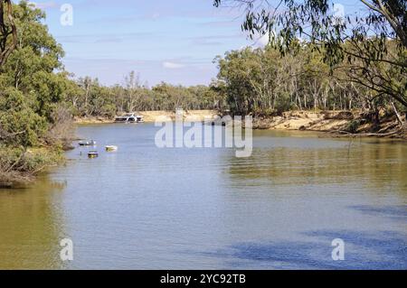 Murray River in the Barmah National Park, Victoria, Australia, Oceania Stock Photo