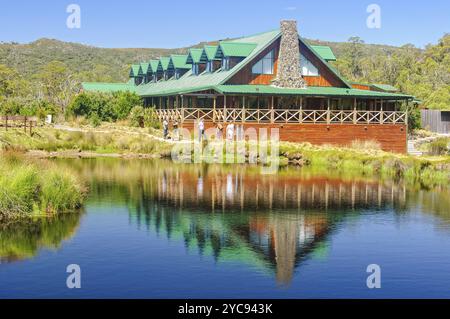 Peppers Cradle Mountain Lodge is an iconic wilderness experience, Tasmania, Australia, Oceania Stock Photo