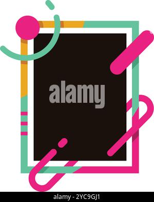 Colorful Frames and Their Design Significance Stock Vector