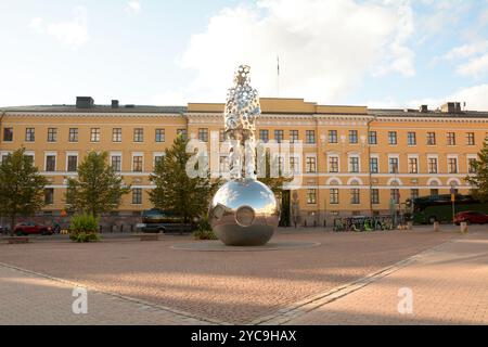 The National Memorial to the Winter War between Finland and Russia in 1939 by Pekka Kauhanen in Kasarmitori, 00130 Helsinki, Finland Stock Photo