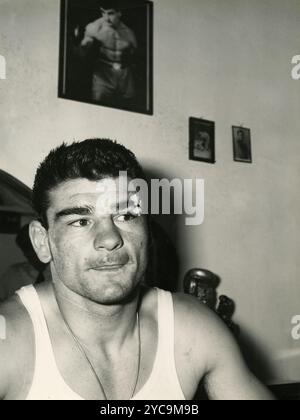 Italian professional boxer Giulio Rinaldi, 1966 Stock Photo - Alamy