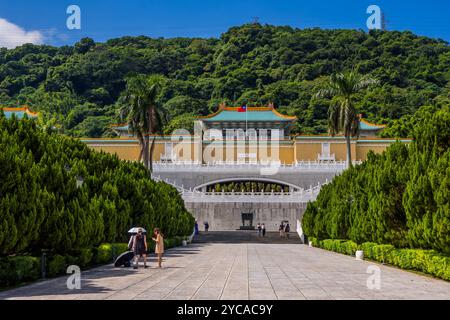 the famous National Palace Museum in Taipei, Taiwan Stock Photo