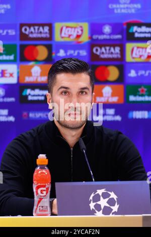 Borussia Dortmund head coach Nuri Sahin during the UEFA Champions