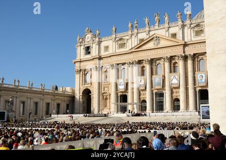 Pope Francis, St. Peter square, Rome, Lazio, Italy, Europa Stock Photo