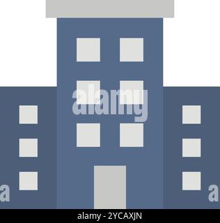 Accomodation icon vector image. Suitable for mobile application web application and print media. Stock Vector