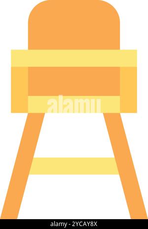 Baby Chair icon vector image. Suitable for mobile application web application and print media. Stock Vector