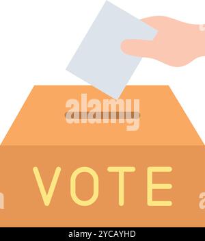 Ballot Paper icon vector image. Suitable for mobile application web application and print media. Stock Vector