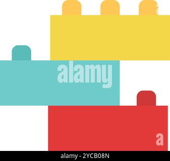 Blocks icon vector image. Suitable for mobile application web application and print media. Stock Vector