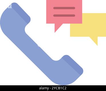 Call icon vector image. Suitable for mobile application web application and print media. Stock Vector