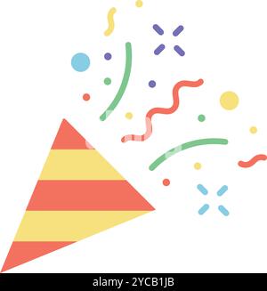 Celebration icon vector image. Suitable for mobile application web application and print media. Stock Vector