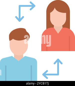Change icon vector image. Suitable for mobile application web application and print media. Stock Vector