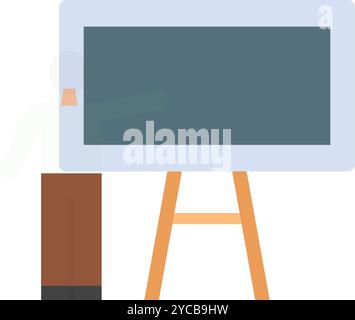 Educator icon vector image. Suitable for mobile application web application and print media. Stock Vector