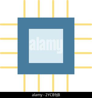 Embedded Devices icon vector image. Suitable for mobile application web application and print media. Stock Vector